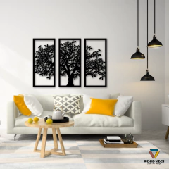 Trio Árvore da Vida com Pássaros - loja online