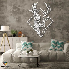 Painel Cervo Abstrato na internet