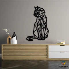 Painel Gato Geométrico