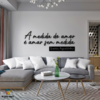 Frase "A medida do amor é amar sem medida"