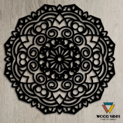 Mandala Sirius - Loja de Painéis Decorativos | Wood Vibes Laser Art Design