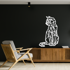 Painel Gato Geométrico na internet
