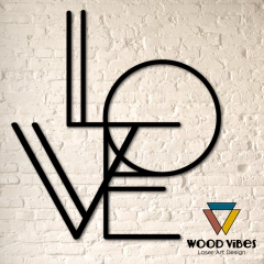 Painel Love Abstrato na internet