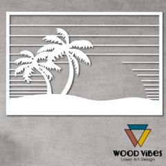 Painel Pôr do Sol - Loja de Painéis Decorativos | Wood Vibes Laser Art Design