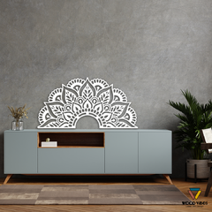 Painel Meia Mandala Orion - Loja de Painéis Decorativos | Wood Vibes Laser Art Design
