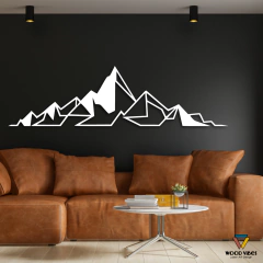 Painel Montanha Abstrata na internet