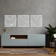 Trio de painéis Geométricos - comprar online