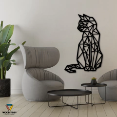Painel Gato Geométrico - comprar online
