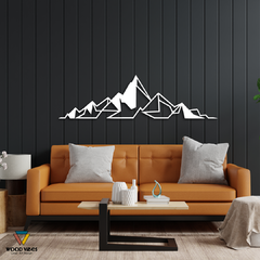 Painel Montanha Abstrata