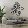 Painel Rosto Folhagens