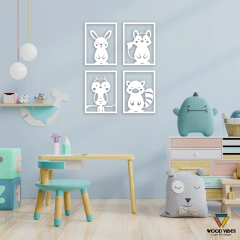 Quarteto de quadrinhos Bichinhos na internet