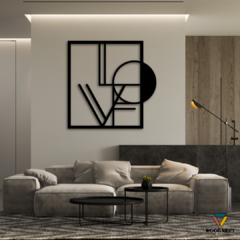 Quadro Love Abstrato - comprar online