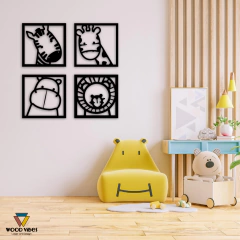 Quarteto de quadrinhos Safari - loja online