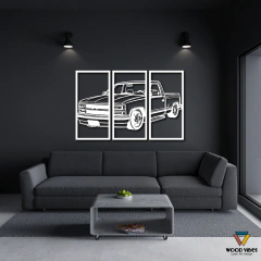 Trio de painéis Caminhonete Silverado na internet