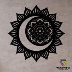 Painel Mandala Sol e Lua