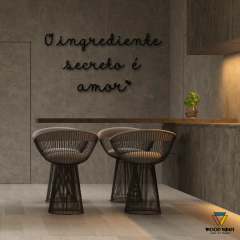 Frase O ingrediente secreto é amor - comprar online