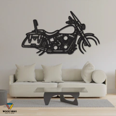 Painel Harley-Davidson Breakout - Loja de Painéis Decorativos | Wood Vibes Laser Art Design