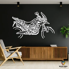 Painel Moto Triumph Tiger 900 - Loja de Painéis Decorativos | Wood Vibes Laser Art Design