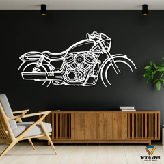 Painel Moto Harley-Davidson Nightster - Loja de Painéis Decorativos | Wood Vibes Laser Art Design