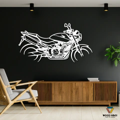 Painel Moto Hornet CB 600 F 2004 a 2007 - Loja de Painéis Decorativos | Wood Vibes Laser Art Design