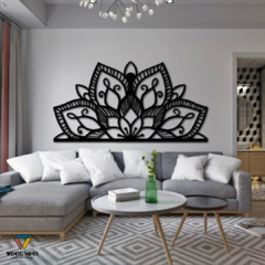 Painel Meia Mandala Prócion - Loja de Painéis Decorativos | Wood Vibes Laser Art Design