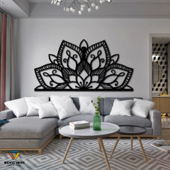 Painel Meia Mandala Prócion - Loja de Painéis Decorativos | Wood Vibes Laser Art Design