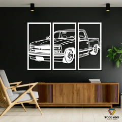 Trio de painéis Caminhonete Silverado - comprar online