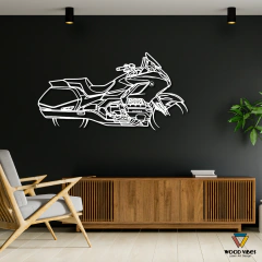 Painel Moto Gold Wing 1800 - Loja de Painéis Decorativos | Wood Vibes Laser Art Design