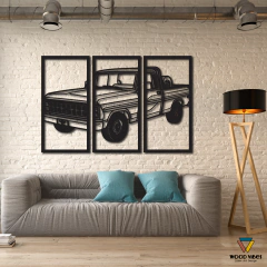 Trio de painéis Caminhonete F 1000