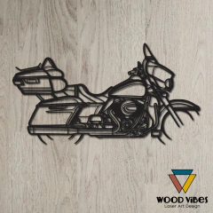 Painel Harley-Davidson Ultra Limited - Loja de Painéis Decorativos | Wood Vibes Laser Art Design