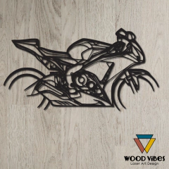 Painel Moto CBR 1000 RR 2014 - Loja de Painéis Decorativos | Wood Vibes Laser Art Design