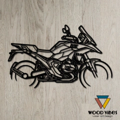 Painel Moto BMW R 1300 GS - Loja de Painéis Decorativos | Wood Vibes Laser Art Design