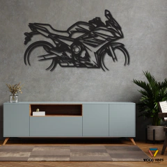 Painel Moto XJ6F - Loja de Painéis Decorativos | Wood Vibes Laser Art Design
