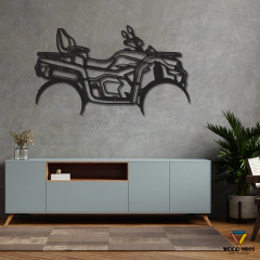 Painel Silhueta Quadriciclo - Loja de Painéis Decorativos | Wood Vibes Laser Art Design