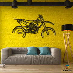 Painel Moto YZ 4 tempos Motocross 2006 - Loja de Painéis Decorativos | Wood Vibes Laser Art Design