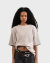 <3 WAFFLE TEE (beige) - comprar online