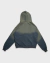 WASHED ZIP HOOD (azul verdoso) - comprar online