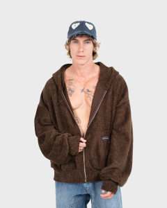NOT A ZIP HOODIE (coffee) - PRE-VENTA (entrega a partir del 12/06)