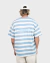 SHK STRIPES TEE (celeste)