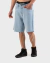 WASHED BLUE STRIPE JORT