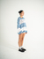 THE STRIPES KNIT (celeste) - tienda online