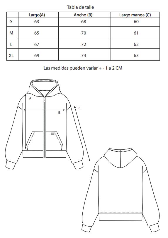 Tabla de talles
