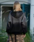 WASHED ZIP HOOD (negro) - Shaka Cmmnty