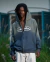 WASHED ZIP HOOD (azul verdoso) en internet
