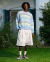 CHENILLE KNIT (azul y amarillo)