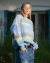 CHENILLE KNIT (azul y amarillo) - tienda online