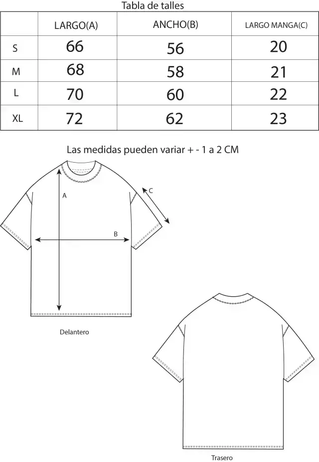 Tabla de talles
