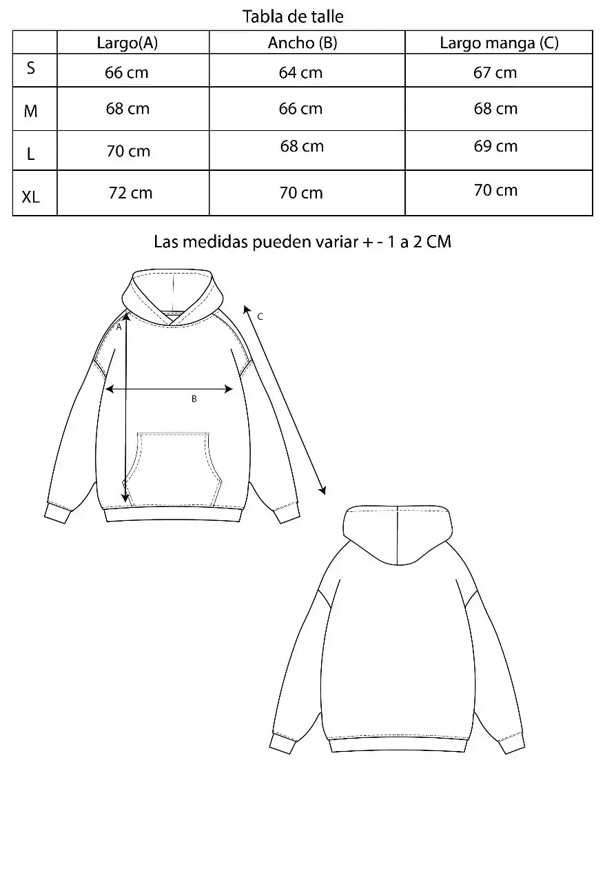 Tabla de talles