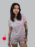 Pijama Heloise (estampados) - Marshmalow - comprar online