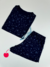 Pijama Heloise (estampados) - Stars marinho - O Mundo Delas Lingerie